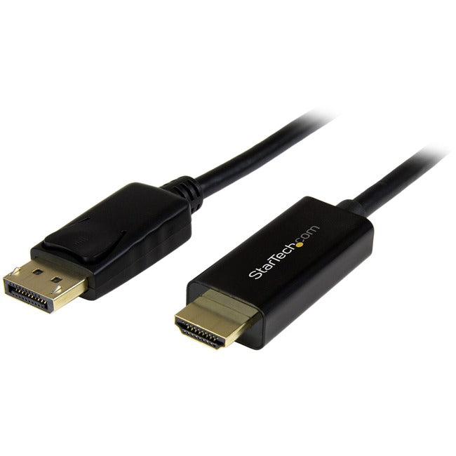 StarTech.com Câble DisplayPort vers HDMI de 3 m (10 pi), vidéo 4K 30 Hz, convertisseur de câble adaptateur DP 1.2 vers HDMI pour moniteur/écran HDMI, passif