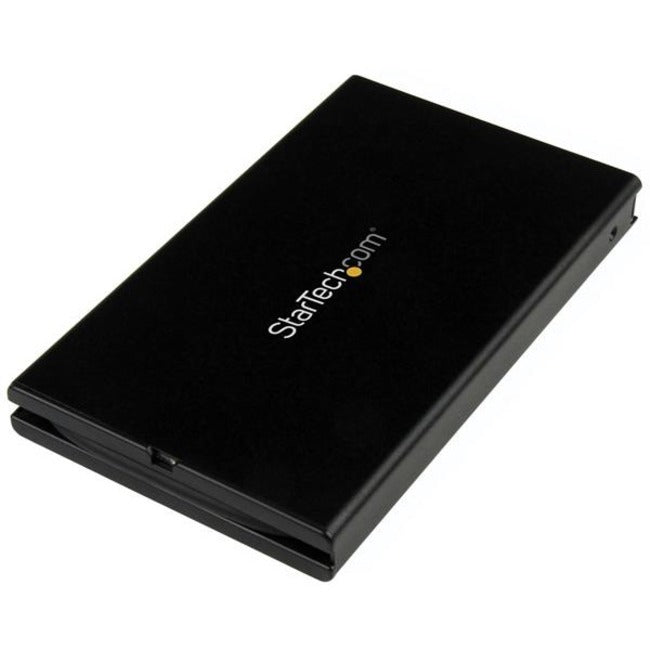 StarTech.com Boîtier de disque dur externe USB-C - USB 3.1 Type C - Câble USB C intégré - SATA 6 Gpbs - Boîtier SSD/HDD