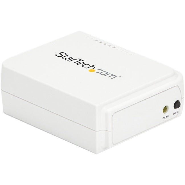 StarTech.com Serveur d'impression réseau sans fil N USB à 1 port avec port Ethernet 10/100 Mbps - 802.11 b/g/n