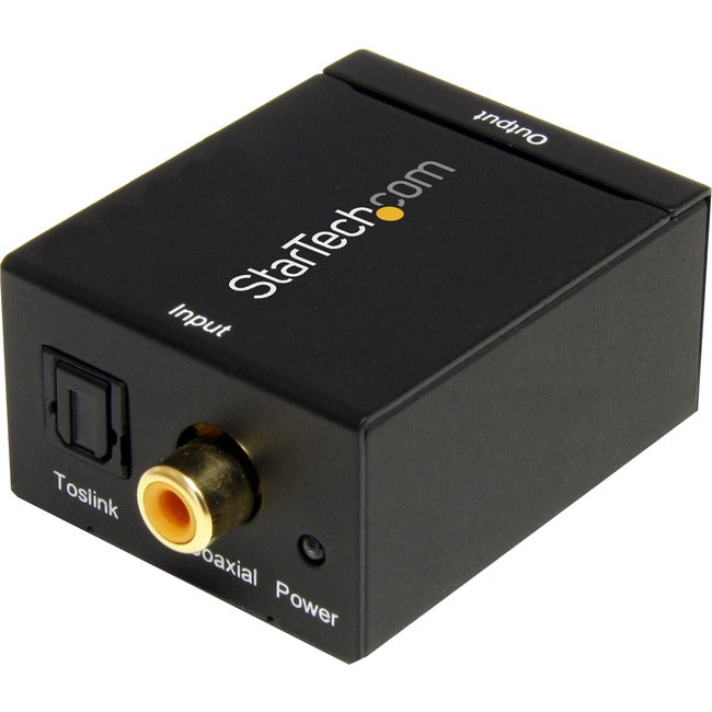 StarTech.com Convertisseur audio numérique coaxial SPDIF ou optique Toslink vers RCA stéréo