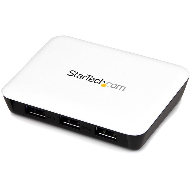 StarTech.com Adaptateur réseau NIC USB 3.0 vers Gigabit Ethernet avec concentrateur à 3 ports - Blanc