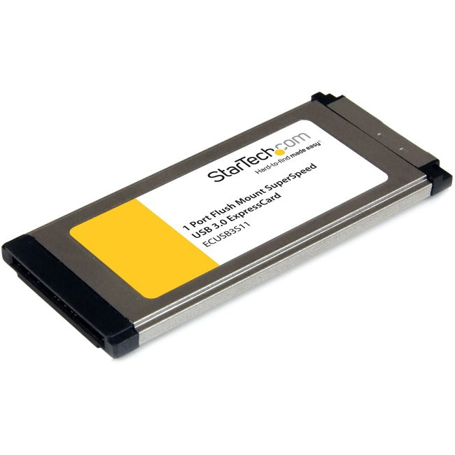 StarTech.com Adaptateur de carte ExpressCard SuperSpeed USB 3.0 à 1 port encastrable avec prise en charge UASP