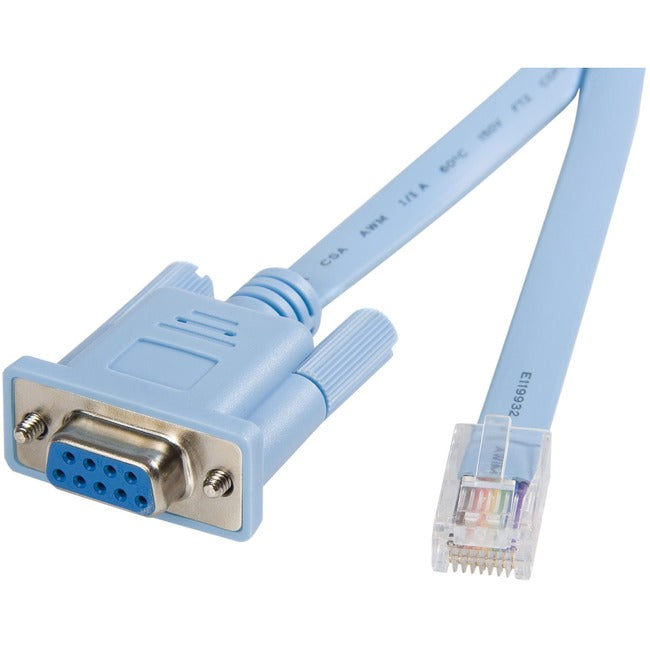StarTech.com StarTech.com Câble de routeur de console Cisco - RJ45 (m) - DB9 (f) - 6 pi