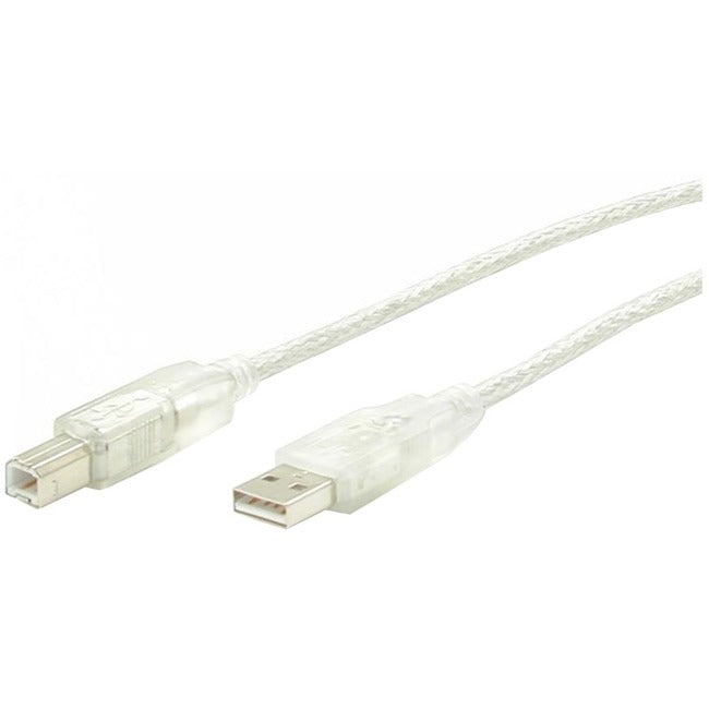 Câble USB 2.0 A vers B transparent de 1,8 m StarTech.com - M/M