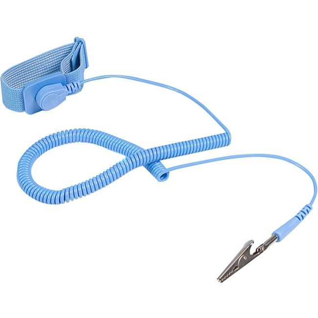 StarTech.com Bracelet antistatique ESD avec fil de mise à la terre - Dragonne antistatique - Bracelet antistatique