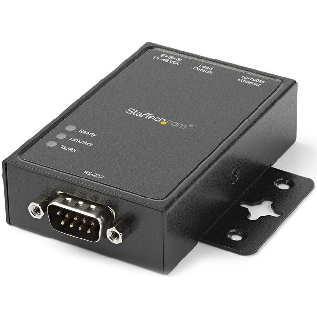 StarTech.com Convertisseur/Serveur de Périphériques Série RS232 vers IP Ethernet 1 Port - Aluminium