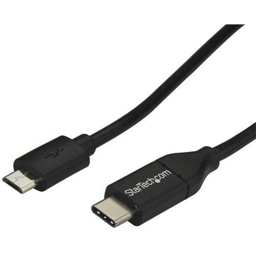StarTech.com Câble USB C vers Micro USB - 3 pi / 1 m - Câble USB 2.0 - Cordon Micro USB - Câble Micro B USB C - USB 2.0 Type C