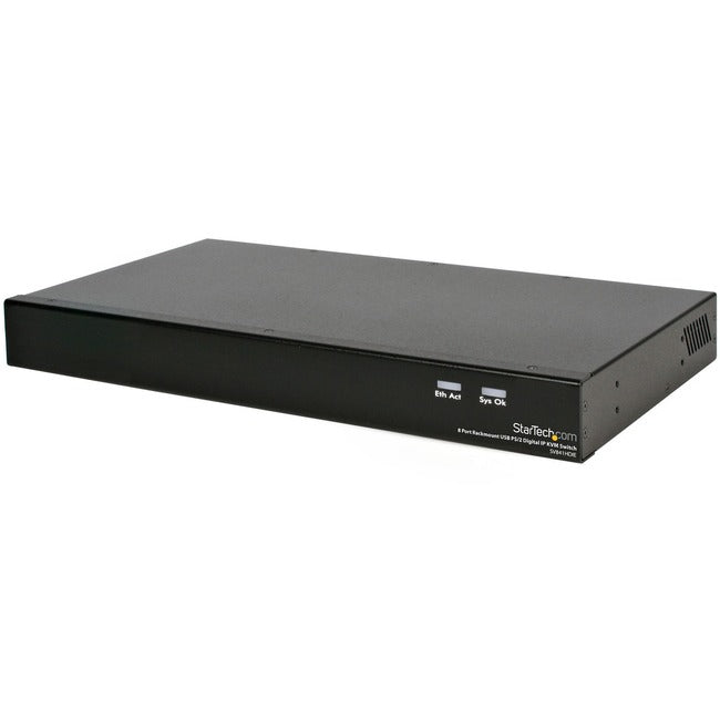 StarTech.com Commutateur KVM IP numérique USB PS/2 à montage en rack à 8 ports