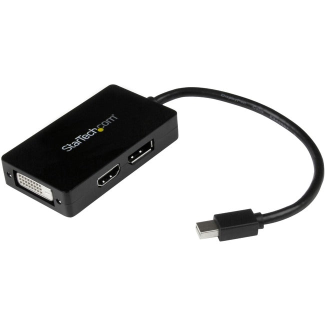Adaptateur A/V de voyage StarTech.com - Convertisseur Mini DisplayPort vers DisplayPort DVI ou HDMI 3-en-1