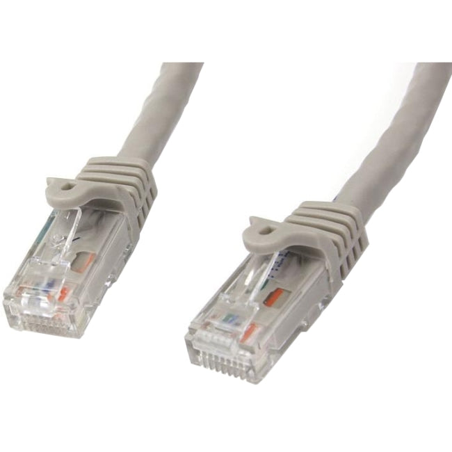 StarTech.com Câble Ethernet CAT6 de 1,5 m - Gigabit sans accroc gris - 100 W PoE UTP 650 MHz Catégorie 6 Cordon de raccordement Câblage certifié UL/TIA