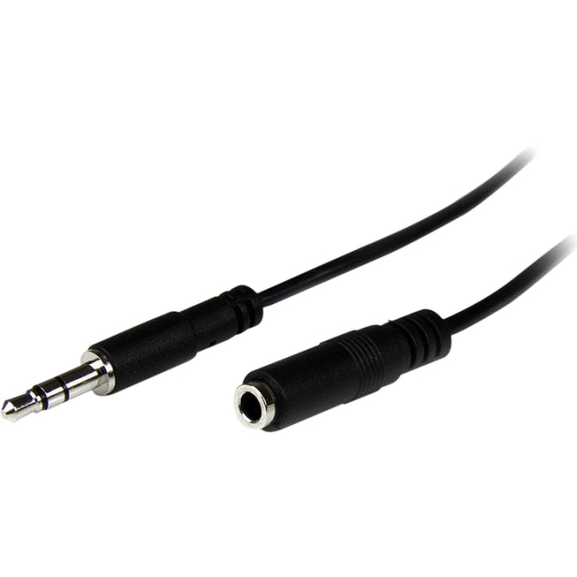 StarTech.com Câble audio d'extension stéréo 3,5 mm mince de 1 m - M/F