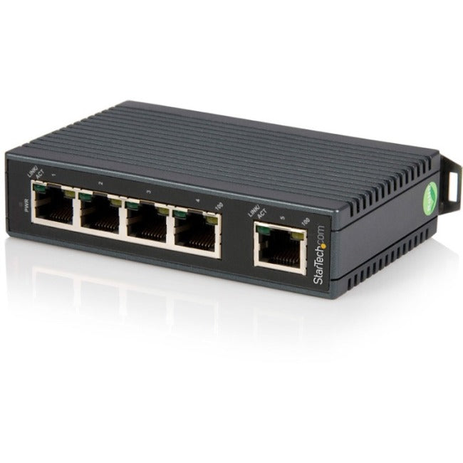 Commutateur Ethernet industriel à 5 ports StarTech.com - Montable sur rail DIN