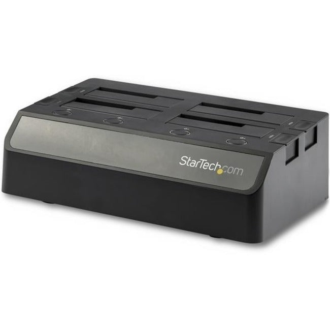 StarTech.com 4 Bay SATA HDD Docking Station - For 2.5 / 3.5in SSD / HDDs - USB 3.1 (10Gbps) - USB-C / USB-A - Hard Drive Docking Station