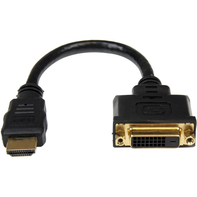 StarTech.com 8in HDMI® to DVI-D Video Cable Adapter - HDMI Male to DVI Female