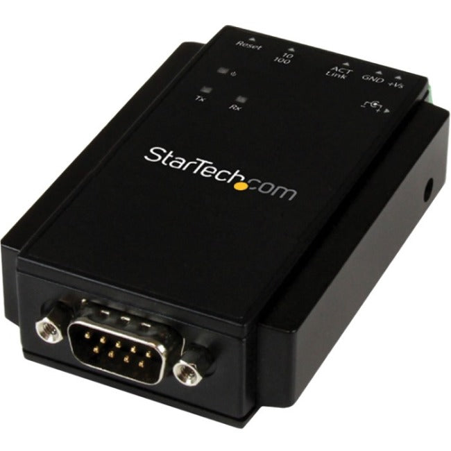 StarTech.com Serveur de périphériques série RS-232 à 1 port vers Ethernet IP - Montable sur rail DIN