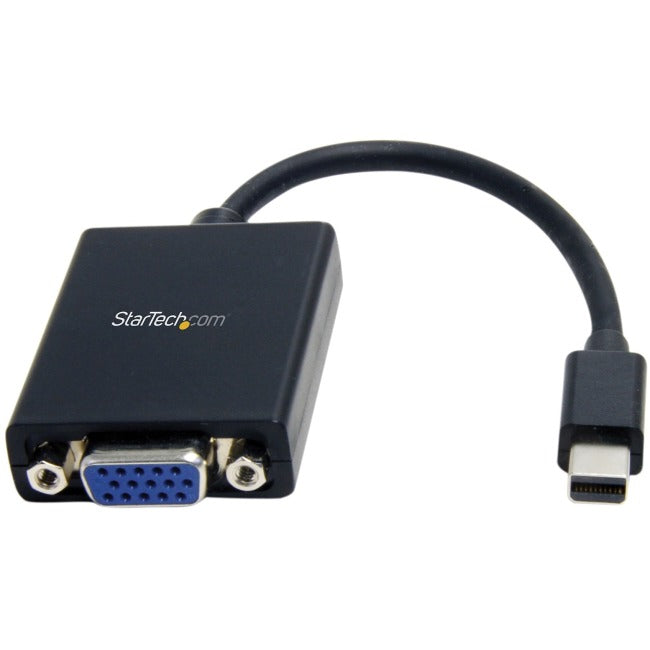 StarTech.com Mini DisplayPort to VGA Adapter - Black - 1080p - Thunderbolt to VGA Monitor Adapter - Mini DP to VGA Converter