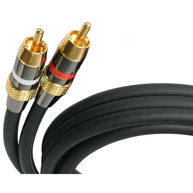StarTech.com StarTech.com Câble Audio Premium - 30ft - 2 x RCA, 2 x RCA - Câble Audio Externe - Noir