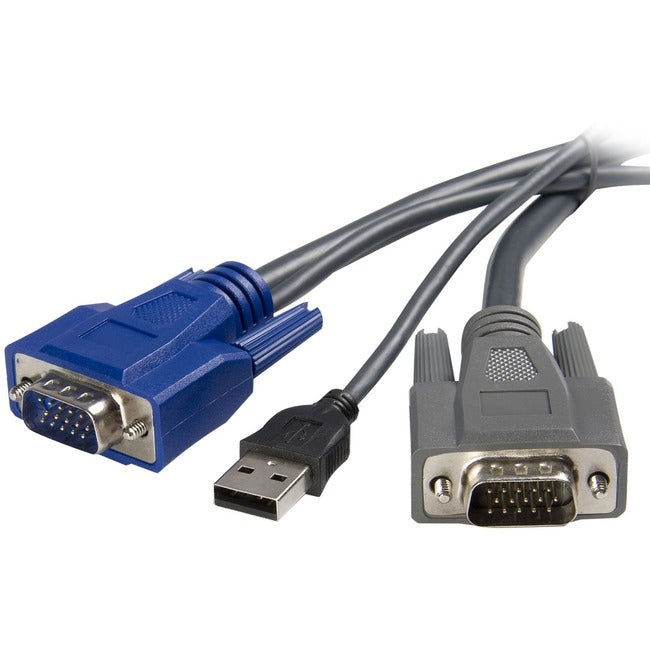StarTech.com Câble KVM USB VGA 2 en 1 ultra-mince de 10 pi