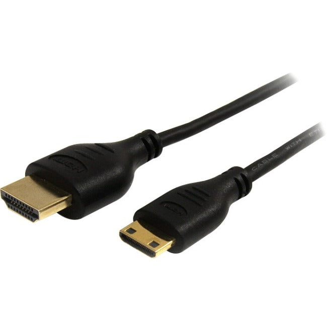 StarTech.com 6 ft Slim High Speed HDMI® Cable with Ethernet - HDMI to HDMI Mini M/M