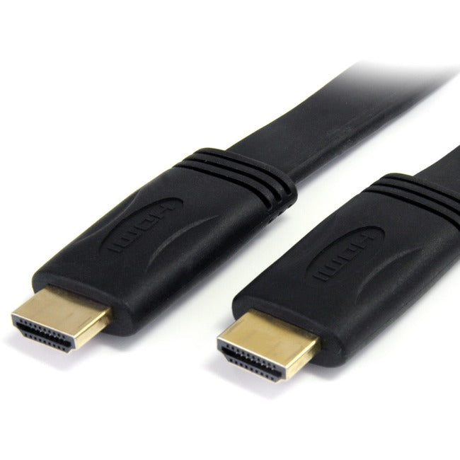 StarTech.com Câble HDMI plat haute vitesse de 10 pi avec Ethernet - Câble HDMI Ultra HD 4k x 2k - HDMI vers HDMI M/M