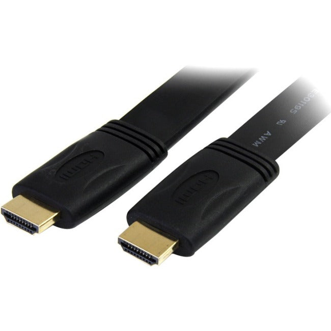 StarTech.com Câble HDMI plat haute vitesse de 25 pieds avec Ethernet - Câble HDMI Ultra HD 4k x 2k - HDMI vers HDMI M/M