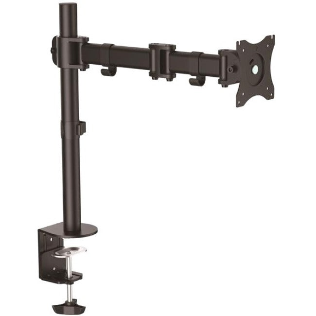 StarTech.com Desk Mount Monitor Arm 8kg VESA Displays - Articulating Single Monitor Pole Mount - Height Adjustable Arm - Clamp/Grommet