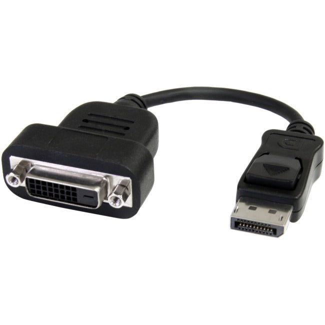 StarTech.com Adaptateur DisplayPort vers DVI, convertisseur d'adaptateur DisplayPort vers DVI-D actif 1080p, adaptateur DP 1.2 vers DVI, connecteur DP à verrouillage