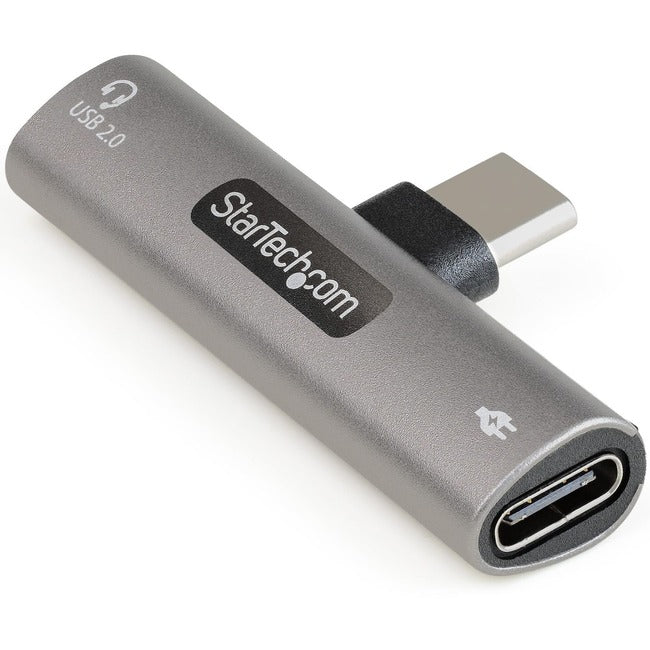 StarTech.com Adaptateur audio et de charge USB C, adaptateur audio USB-C, port casque audio USB C et chargeur USB Type-C PD, pour téléphone/tablette USB-C