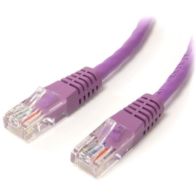 StarTech.com Câble de raccordement UTP Cat5e moulé violet de 1,8 m