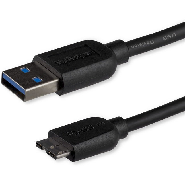StarTech.com Câble Slim SuperSpeed USB 3.0 A vers Micro B de 3 m (10 pieds) - M/M