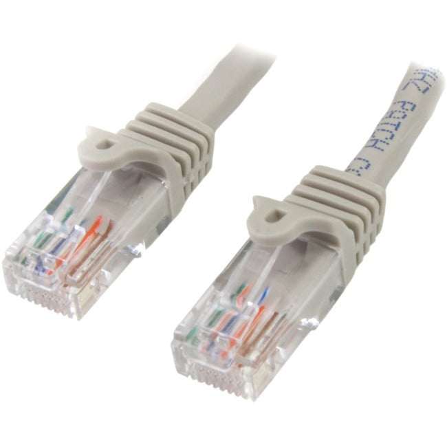 Câble de raccordement UTP sans accroc StarTech.com - RJ-45 (M) - RJ-45 (M) - 0,9 m - UTP - ( CAT 5e ) - gris