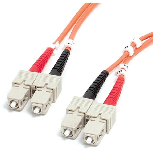 Câble fibre optique StarTech.com 1 m - Duplex multimode 62,5/125 - LSZH - SC/SC - OM1 - Câble de raccordement fibre SC vers SC