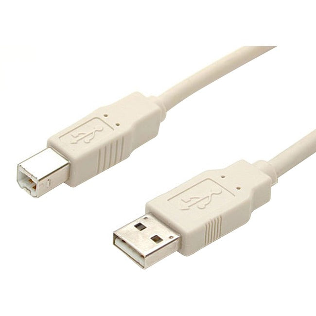 Câble USB 2.0 A vers B beige de 3 pi StarTech.com - M/M
