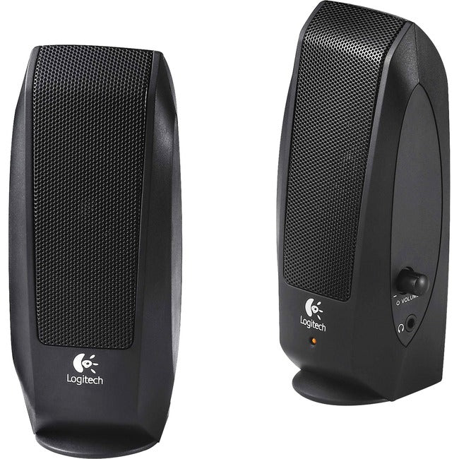 Logitech S-120 2.0 Speaker System - 2.3 W RMS - Black