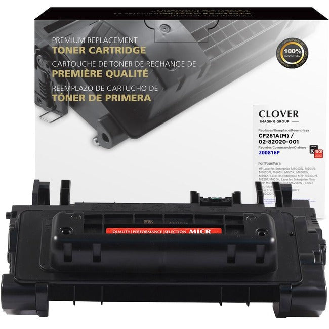 Clover Technologies Remanufactured MICR Toner Cartridge - Alternative for HP - Black