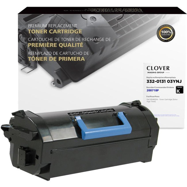 Clover Technologies Remanufactured Toner Cartridge - Alternative for Dell - Black