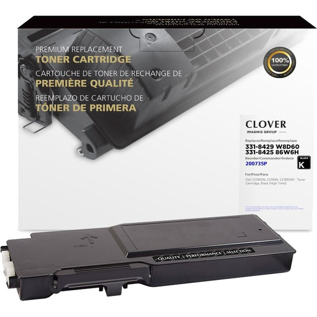 Clover Technologies Toner Cartridge - Alternative for Dell - Black