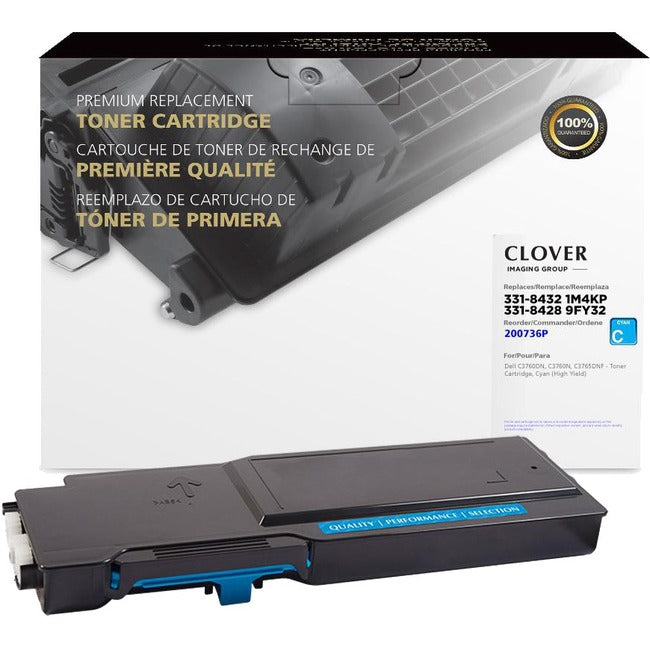 Clover Technologies Toner Cartridge - Alternative for Dell - Cyan