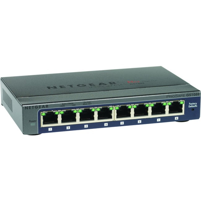 Commutateur Ethernet Netgear Prosafe Plus GS108E