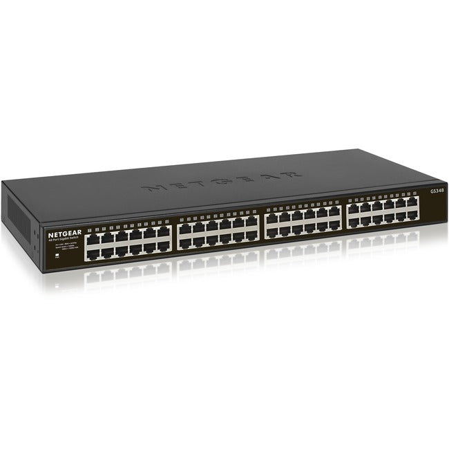 Netgear 48-port Gigabit Ethernet Rackmount Commutateur non géré (GS348)