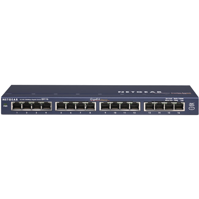 Netgear ProSafe GS116 Commutateur Gigabit Ethernet 16 ports 