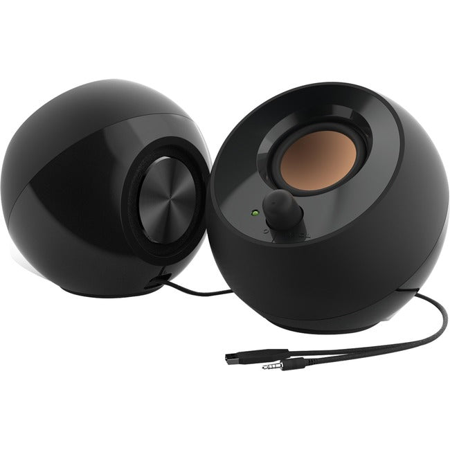 Creative Pebble 2.0 Speaker System - 4.4 W RMS - Black