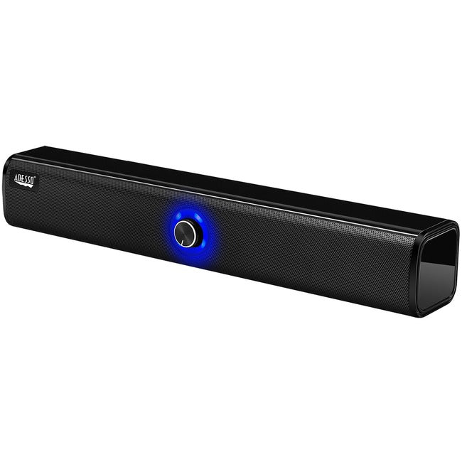 Haut-parleur de barre de son Bluetooth portable Adesso Xtream S6 - Noir