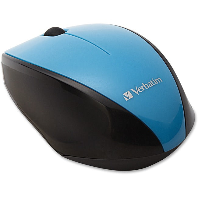 Verbatim Wireless Notebook Multi-Trac Blue LED Mouse - Bleu