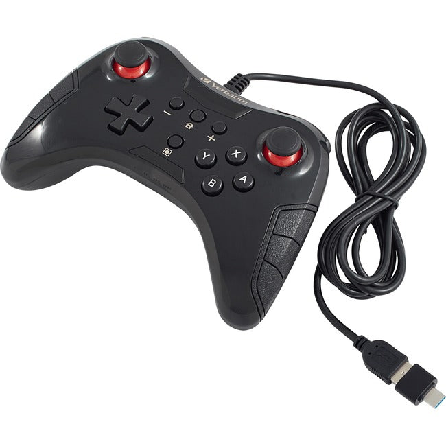 Verbatim Wired Controller for use with Nintendo  - Black
