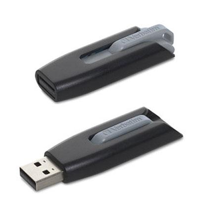 Clé USB 3.0 Store 'n' Go V3 de 32 Go de Verbatim - Gris
