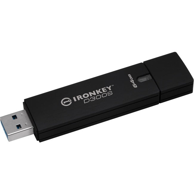 Clé USB 3.1 IronKey D300 D300S de 64 Go de Kingston
