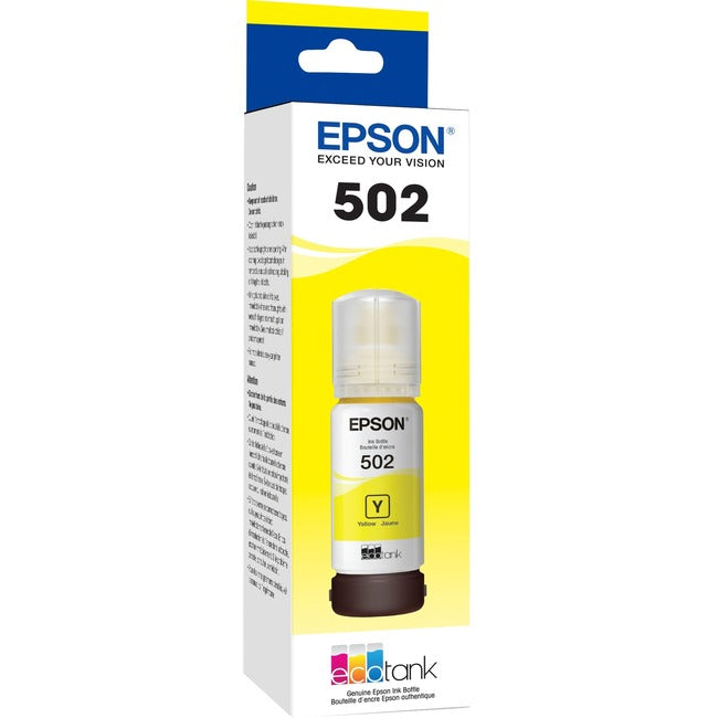Epson T502, bouteille d'encre jaune