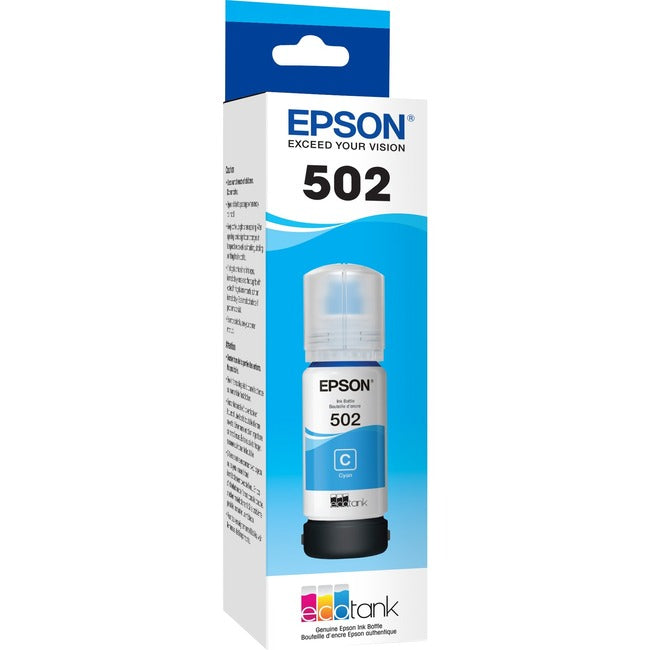 Epson T502, bouteille d'encre cyan