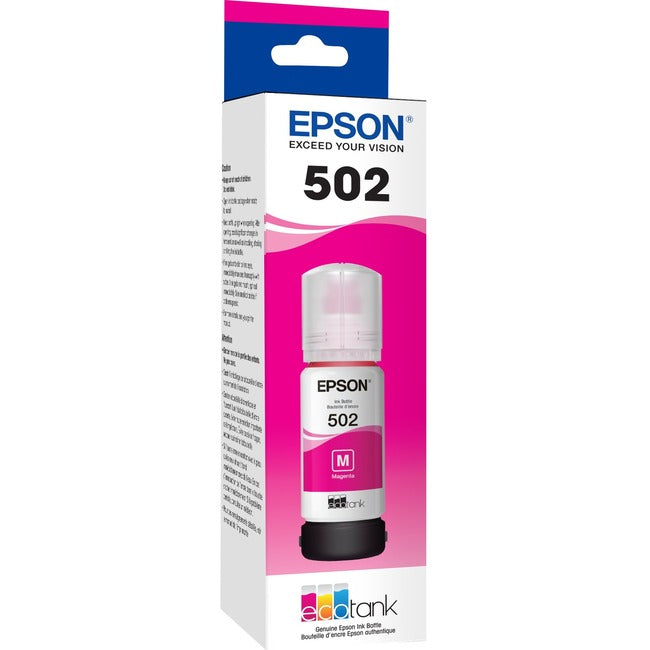 Epson T502, bouteille d'encre magenta